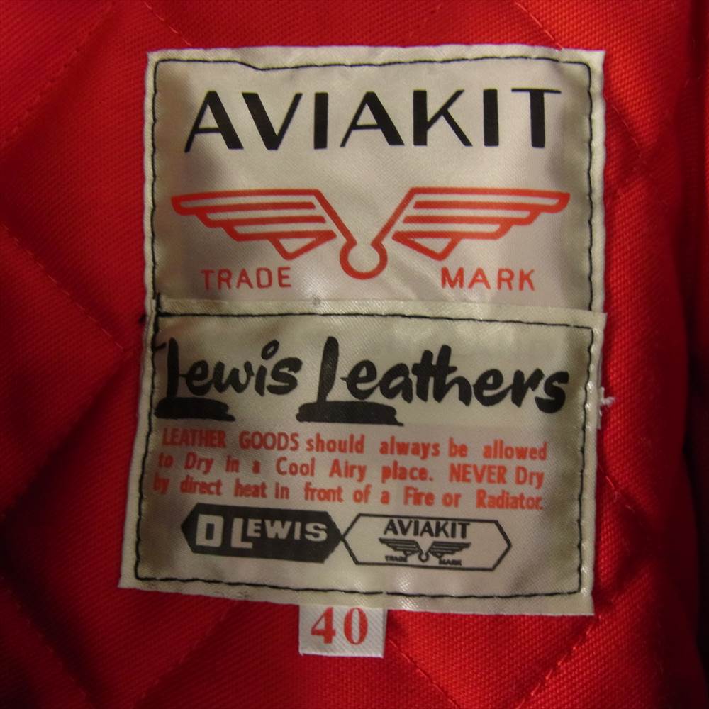Lewis Leathers ルイスレザー Cyclone サイクロン 裏キルティング シープスキン レザー ダブル ライダース ジャケット ブラック系 40【中古】