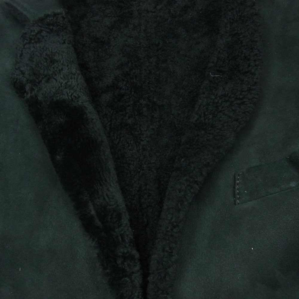 DOLCE&GABBANA ドルチェアンドガッバーナ G2703L 国内正規品 リアルムートン レザー ジャケット イタリア製 ブラック系 44【中古】