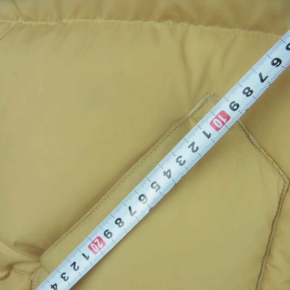 Ron Herman ロンハーマン Rocky Mountain Featherbed ロッキーマウンテンフェザーベッド 450-452-84 日本上陸1周年記念 コンチョボタン レザーヨーク ダウン ベスト ベージュ系 オレンジ系 38【中古】