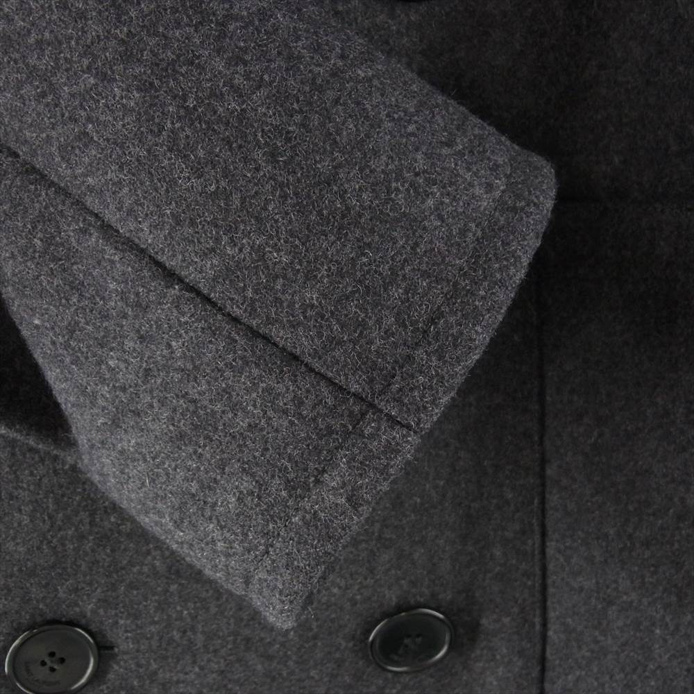 SAINT LAURENT サンローラン 15AW 394514 Y969J エディ期 メルトンウール Pコート ピーコート グレー系 46【中古】
