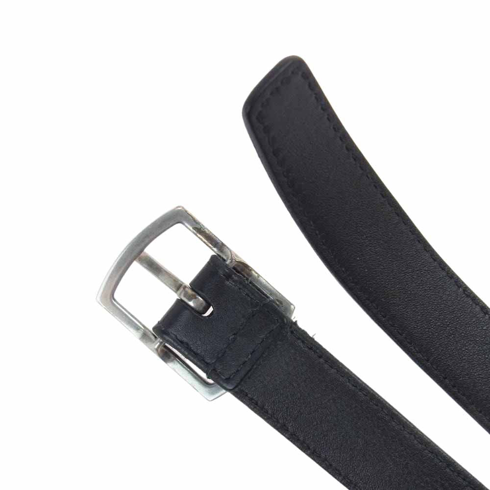 SAINT LAURENT サンローラン ナロー ベルト ブラック系【中古】