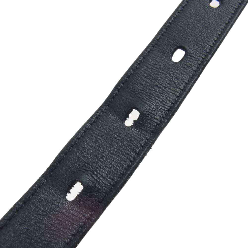 SAINT LAURENT サンローラン ナロー ベルト ブラック系【中古】