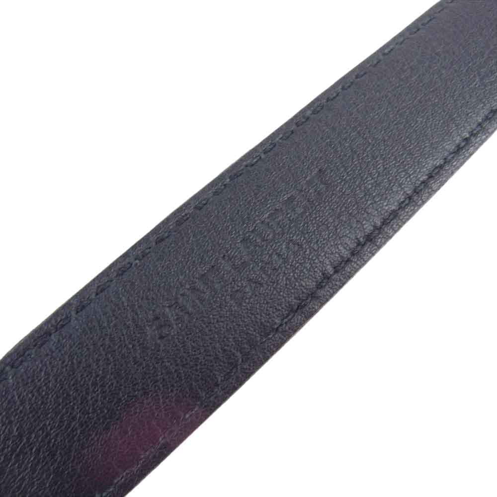 SAINT LAURENT サンローラン ナロー ベルト ブラック系【中古】