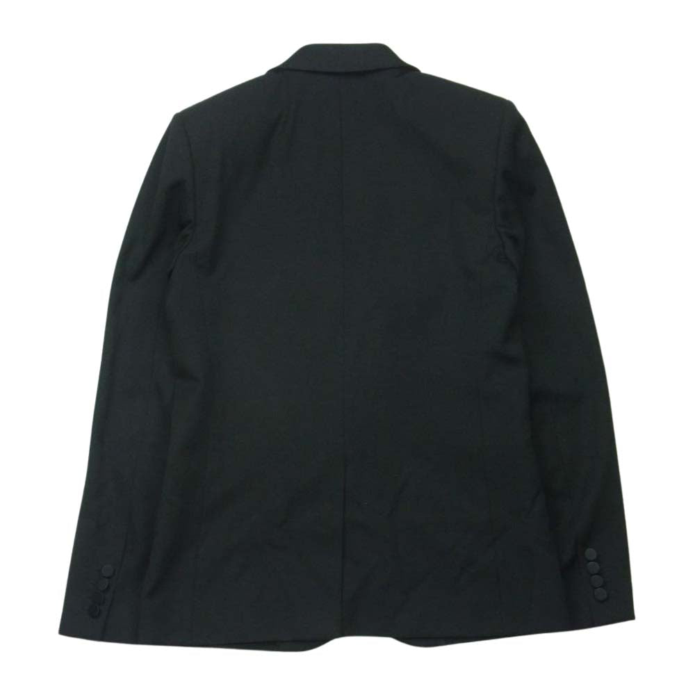 SAINT LAURENT サンローラン 2015 392913 YYL99 国内正規品 エディ期 ショールカラー スモーキング タキシード ジャケット ブラック系 48【中古】