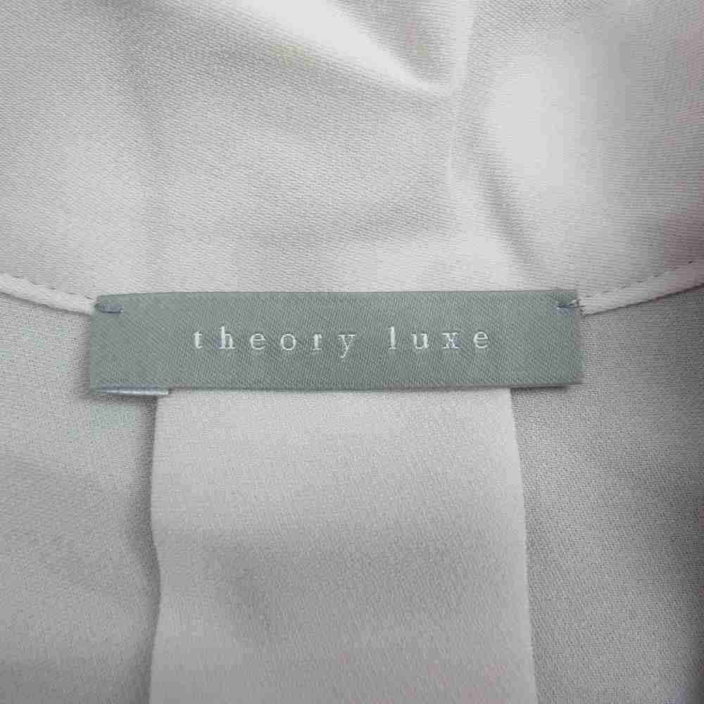 theory セオリー LUXE リュクス 03-1108238 MOMMA ウォッシャブル ボウタイ ブラウス 長袖 シャツ アイボリー系 38【中古】