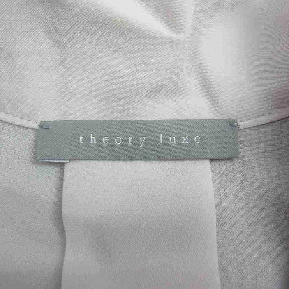 セオリーリュクス theory luxe タグ付き ポロシャツ シンプル 半袖