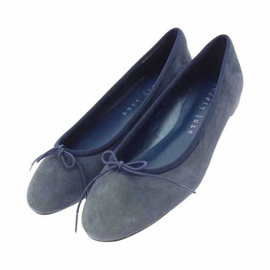 theory セオリー LUXE リュクス 03-9160870 フラット パンプス ネイビー系 36【中古】