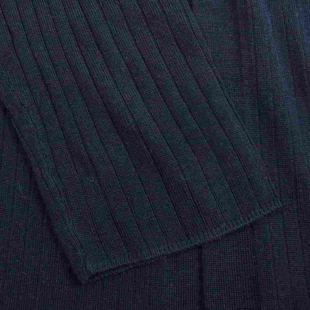 theory セオリー LUXE リュクス 03-9303786 ウール ロング カーディガン ネイビー系 38【中古】