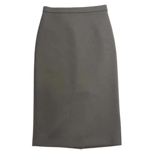 theory セオリー 20AW 01-0307021 Dry Jersey Skirt ドライジャージー バックスリット スカート ブラウン系【美品】【中古】