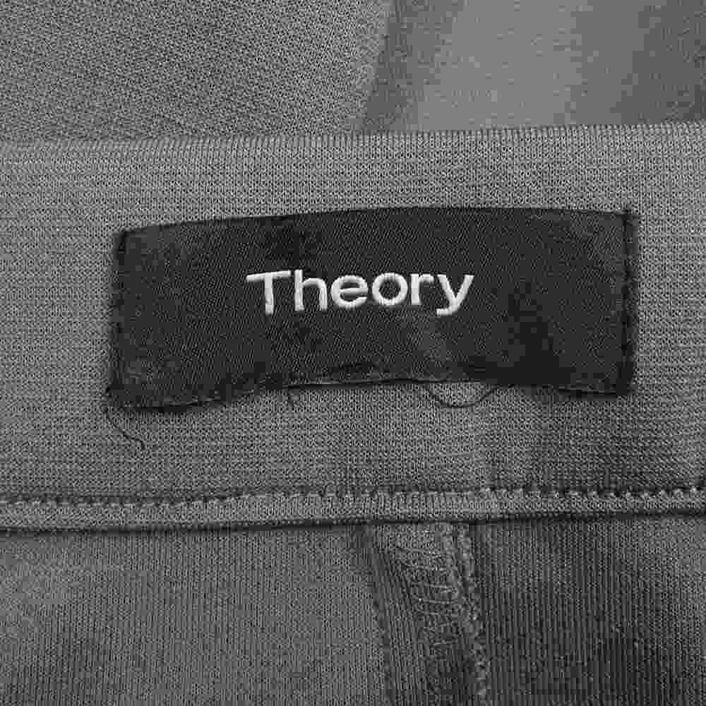 theory セオリー 20AW 01-0307021 Dry Jersey Skirt ドライジャージー バックスリット スカート ブラウン系【美品】【中古】