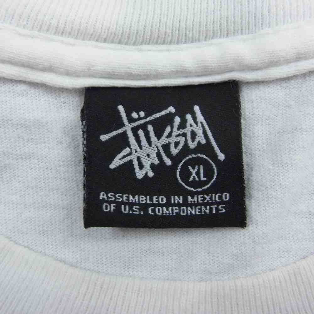 WTAPS ダブルタップス × Stussy ステューシー WORLDTOUR ワールドツアー 半袖 Tシャツ ホワイト系 XL【中古】