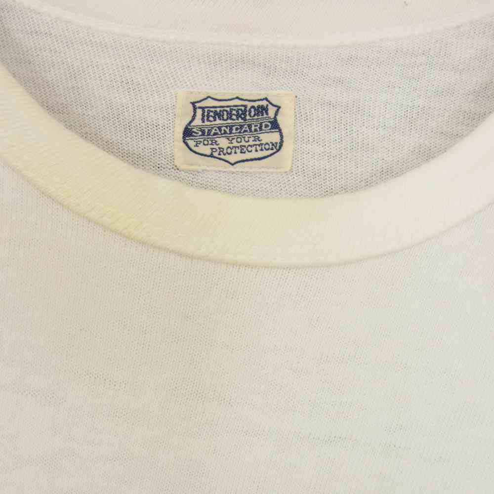 TENDERLOIN テンダーロイン T-TEE POCKET ポケット バックプリント 半袖 Tシャツ ホワイト系【中古】