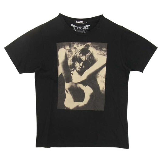 HYSTERIC GLAMOUR ヒステリックグラマー 4CT-5463 PICK ME KURT COBAIN Tee カートコバーン Tシャツ ブラック系 L【中古】