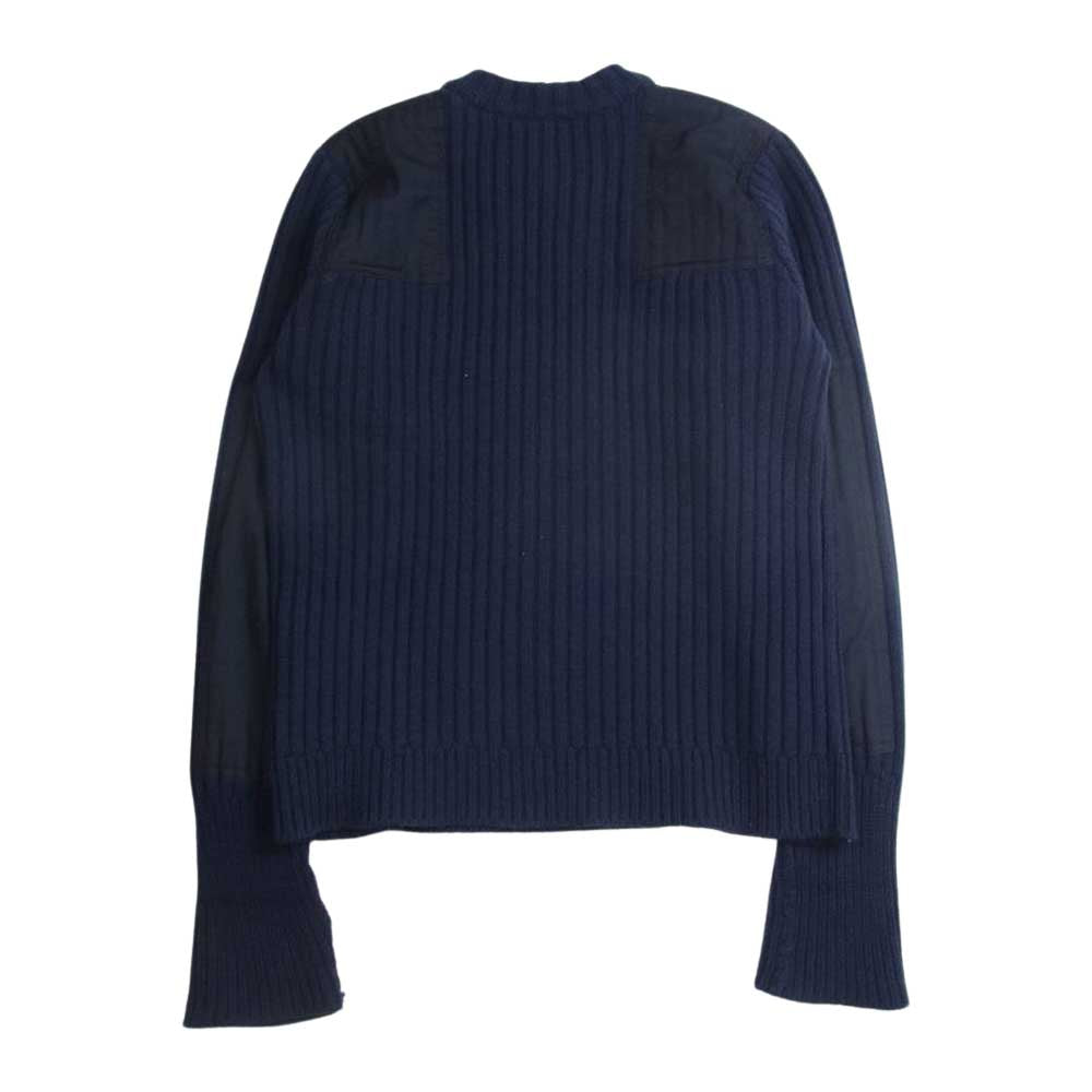 WTAPS ダブルタップス 14AW 142MADT-KNM02 YOUTHFUL DAYZ COMMANDER SEWATER WOOL ユースフルデイズ コマンダー セーター ネイビー系 2【中古】