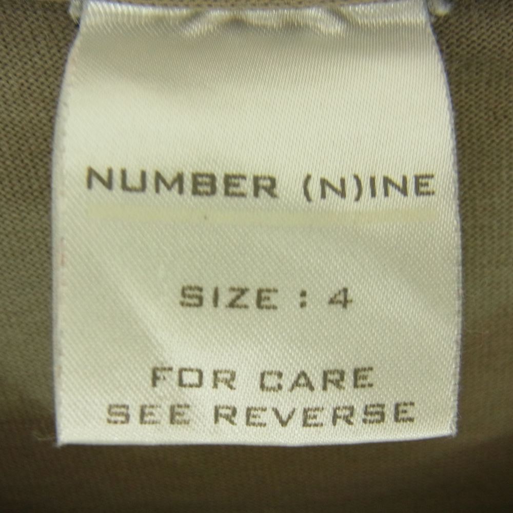 NUMBER(N)INE ナンバーナイン Ｔシャツ 01SS TIME期 タイム期 アーカイブ JOY DIVISION ジョイディヴィジョン Tシャツ 4周年記念 ブラック系 SIZE3