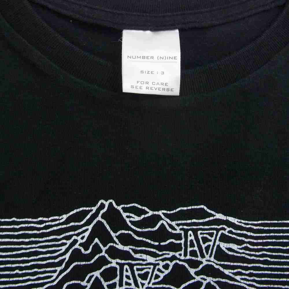 レア　初期　ナンバーナイン4周年記念　Tシャツ　3 黒　Joy Division