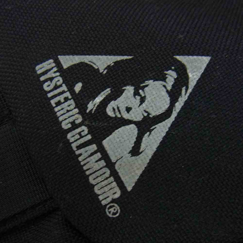 HYSTERIC GLAMOUR ヒステリックグラマー ガール ロゴ リュック バックパック ブラック系【中古】