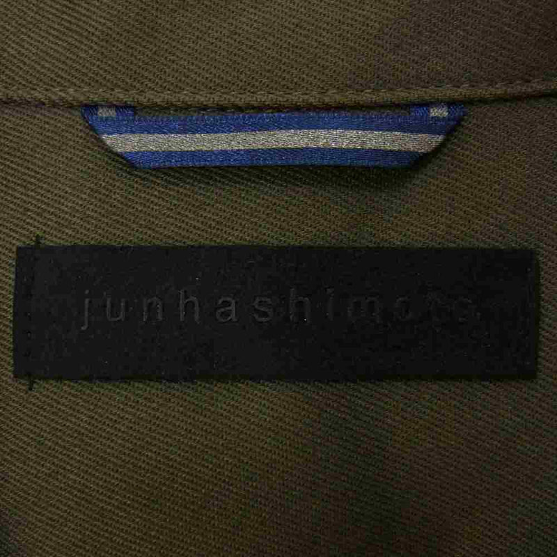 junhashimoto ジュンハシモト 1062110003 SV03 ZIP SHIRTS JACKET ジップ シャツジャケット カーキ系 3【中古】