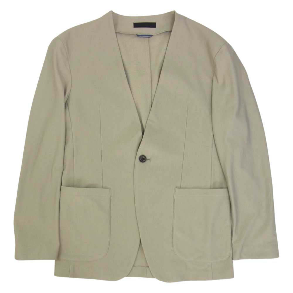 junhashimoto ジュンハシモト 1102120010 CU10 FOMAL CARDIGAN フォーマル カーディガン トリコットン ノーカラー ジャケット グレー系 3【中古】