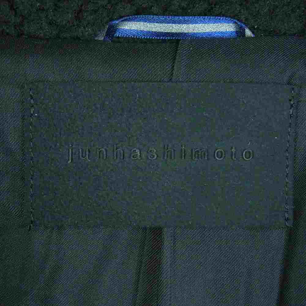 junhashimoto ジュンハシモト 1042020006 COMBINATION BLOUSON ボアフリース ベルベット コンビネーション ブルゾン ジャケット ブラック系 3【中古】
