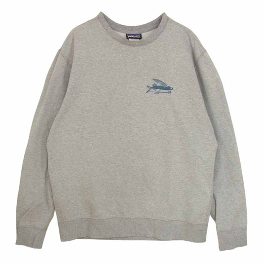 patagonia パタゴニア 15SS 39404 15年製 Flying Fish Midweight Crew Sweatshirt フライングフィッシュ スウェット グレー系 L【中古】