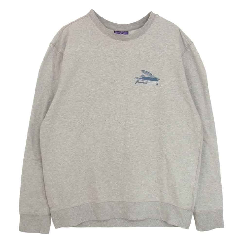 patagonia パタゴニア 15SS 39404 15年製 Flying Fish Midweight Crew Sweatshirt フライングフィッシュ スウェット グレー系 L【中古】