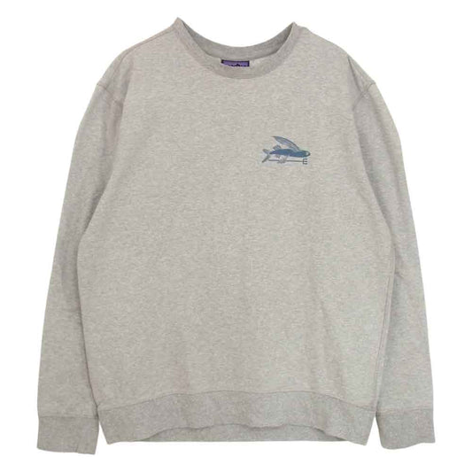 patagonia パタゴニア 15SS 39404 15年製 Flying Fish Midweight Crew Sweatshirt フライングフィッシュ スウェット グレー系 L【中古】