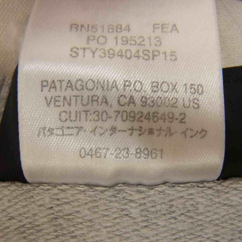 patagonia パタゴニア 15SS 39404 15年製 Flying Fish Midweight Crew Sweatshirt フライングフィッシュ スウェット グレー系 L【中古】