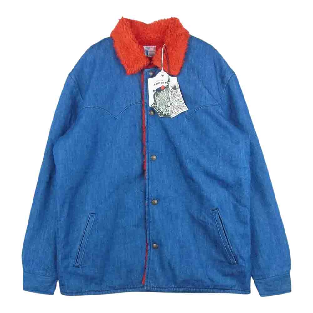 Levi's リーバイス 85209-0000 LVC VINTAGE CLOTHING SHERPA CAR COAT LONG RINSE シェルパ カーコート デニム 裏ボア ジャケット インディゴブルー系 S【新古品】【未使用】【中古】