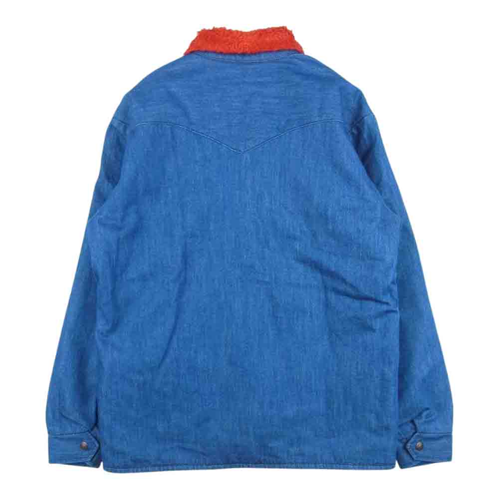 Levi's リーバイス 85209-0000 LVC VINTAGE CLOTHING SHERPA CAR COAT LONG RINSE シェルパ カーコート デニム 裏ボア ジャケット インディゴブルー系 S【新古品】【未使用】【中古】
