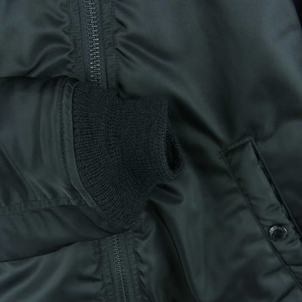 WTAPS ダブルタップス 14AW 142GWDT-JKM YOUTHFULL DAYZ MA-1 JACKET NYLON TWILL ユースフルデイズ ミリタリー フライト ジャケット ブラック系 S【中古】