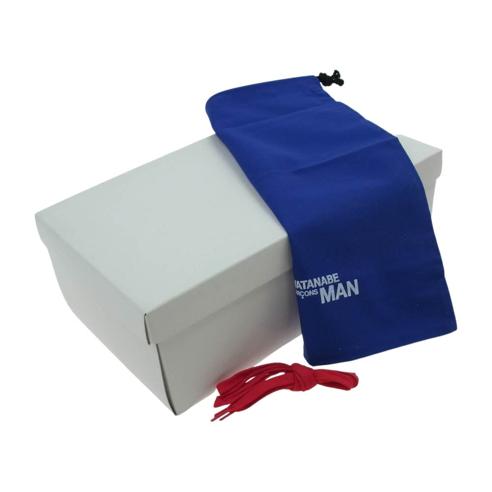 JUNYA WATANABE COMME des GARCONS MAN ジュンヤワタナベコムデギャルソンマン WK-K104-051-2-4 ギンガムチェック インソール キャンバス ローカット スニーカー レッド系【中古】