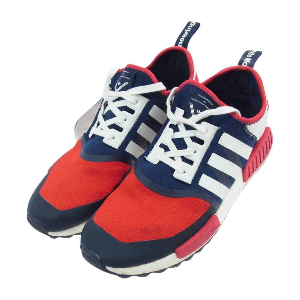 adidas アディダス BA7519 by White Mountaineering NMD TRAIL ホワイトマウンテニアリング スニーカー レッド系 ホワイト系 28cm【中古】