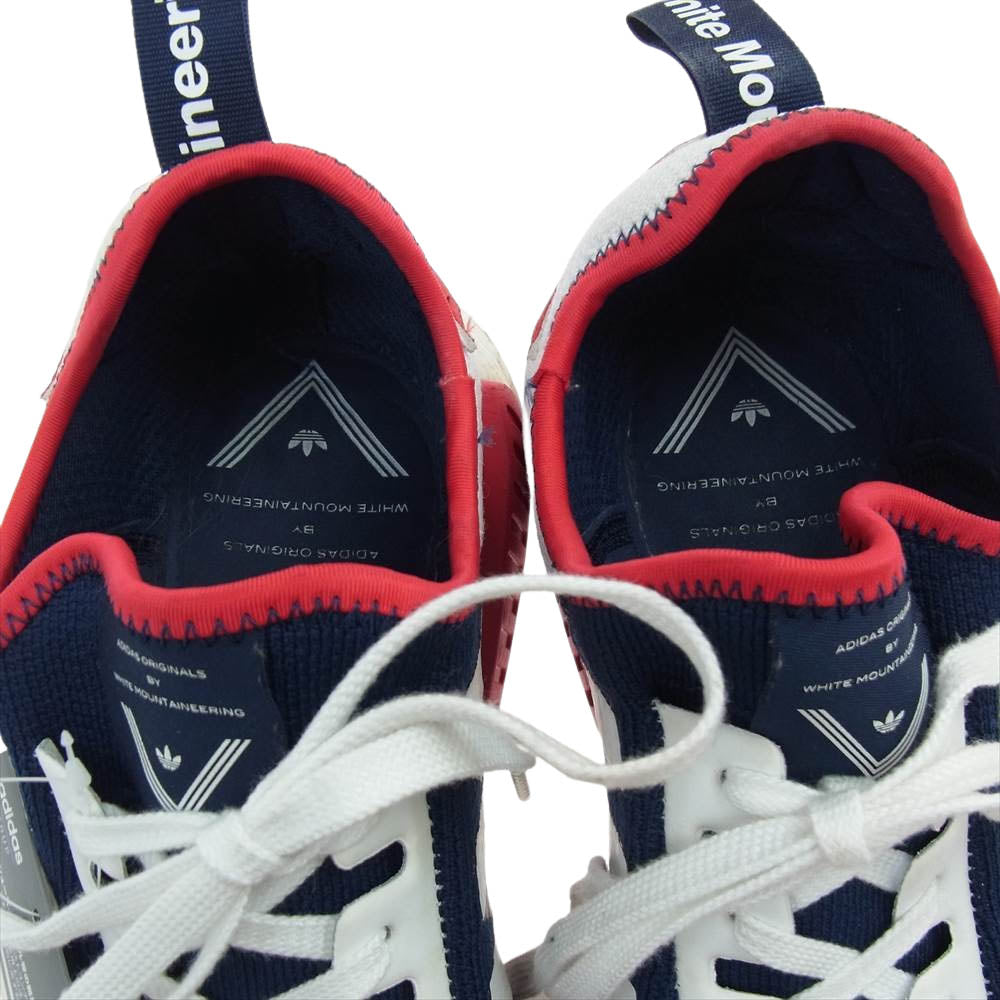 adidas アディダス BA7519 by White Mountaineering NMD TRAIL ホワイトマウンテニアリング スニーカー レッド系 ホワイト系 28cm【中古】