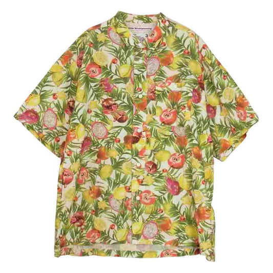 WHITE MOUNTAINEERING ホワイトマウンテニアリング WM2271115 フルーツパターン 半袖 シャツ マルチカラー系 3【美品】【中古】
