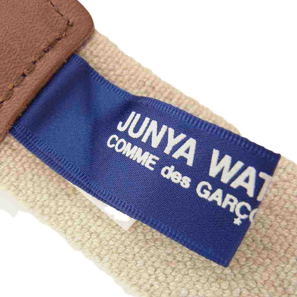 JUNYA WATANABE COMME des GARCONS MAN ジュンヤワタナベコムデギャルソンマン WJ-K301 ステアスムース レザー サスペンダー ブラウン系【中古】