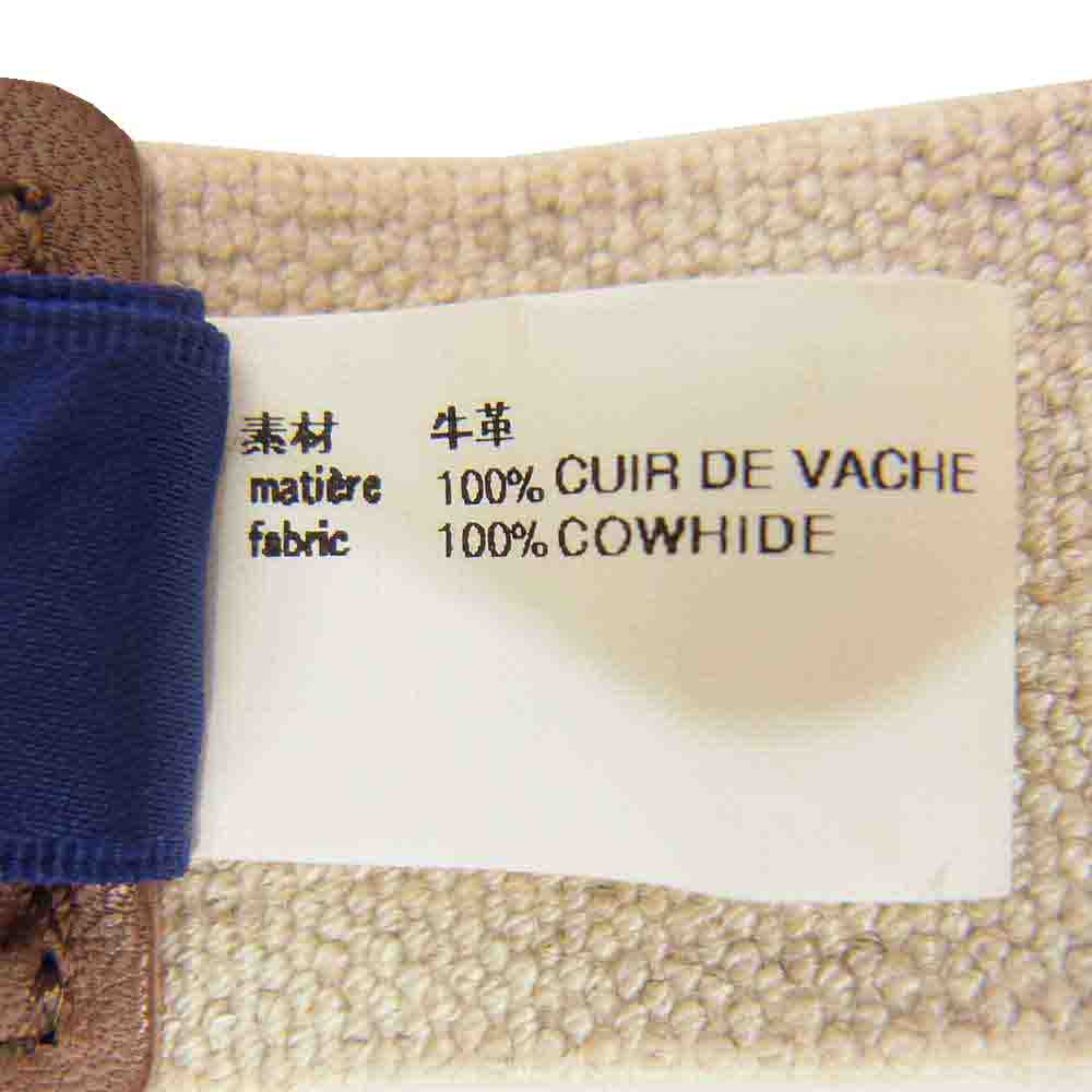 JUNYA WATANABE COMME des GARCONS MAN ジュンヤワタナベコムデギャルソンマン WJ-K301 ステアスムース レザー サスペンダー ブラウン系【中古】