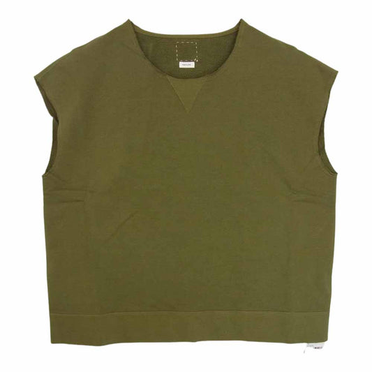 VISVIM ビズビム 122105010009 MONDO SWEAT S/L (U.D.)  スリーブレス スウェット カーキ系 3【極上美品】【中古】