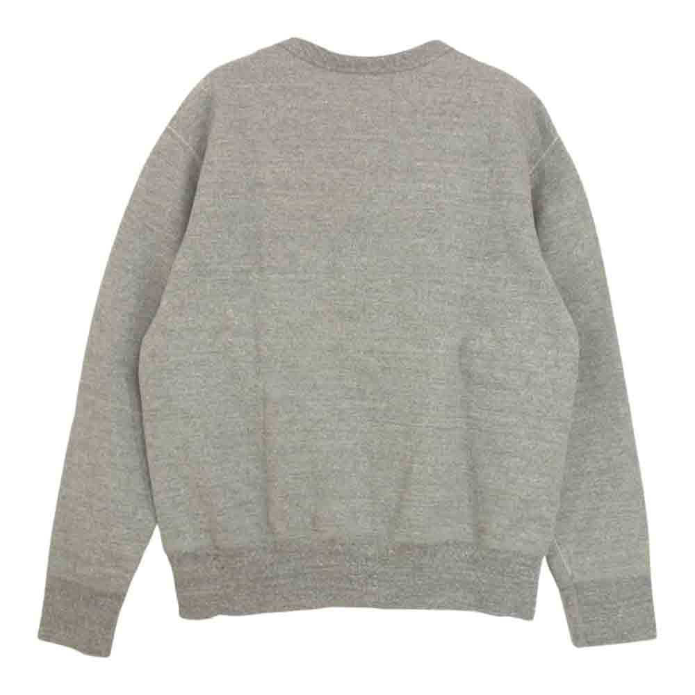 The REAL McCOY'S ザリアルマッコイズ MC21018  9OZ. LOOPWHEEL RAGLAN SLEEVE SWEATSHIRT ラグラン 吊り編み ループウィール スウェット グレー系 M【中古】