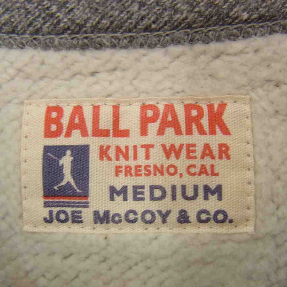 The REAL McCOY'S ザリアルマッコイズ MC21018  9OZ. LOOPWHEEL RAGLAN SLEEVE SWEATSHIRT ラグラン 吊り編み ループウィール スウェット グレー系 M【中古】