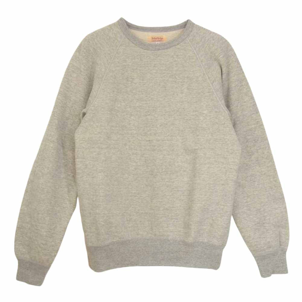 The REAL McCOY'S ザリアルマッコイズ MC18114 JOE McCOY ジョーマッコイ BALL PALK ボールパーク 12oz. CREWNECK SWEATSHIRT クルーネック ラグラン スウェット グレー系 M【中古】