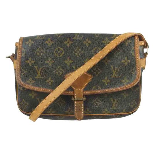 LOUIS VUITTON ルイ・ヴィトン M42250 モノグラム ソローニュ ショルダー バッグ フランス製 ブラウン系【中古】
