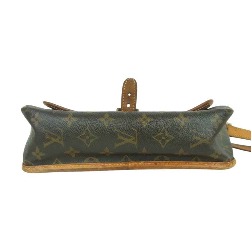LOUIS VUITTON ルイ・ヴィトン M42250 モノグラム ソローニュ ショルダー バッグ フランス製 ブラウン系【中古】