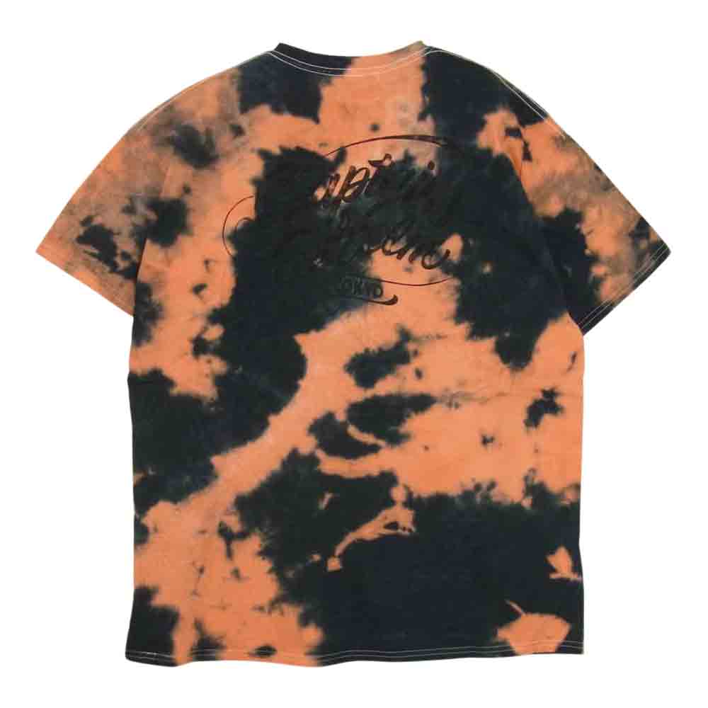 キャプテンズヘルム タイダイ バックロゴ 半袖 Tシャツ オレンジ系 XL【中古】