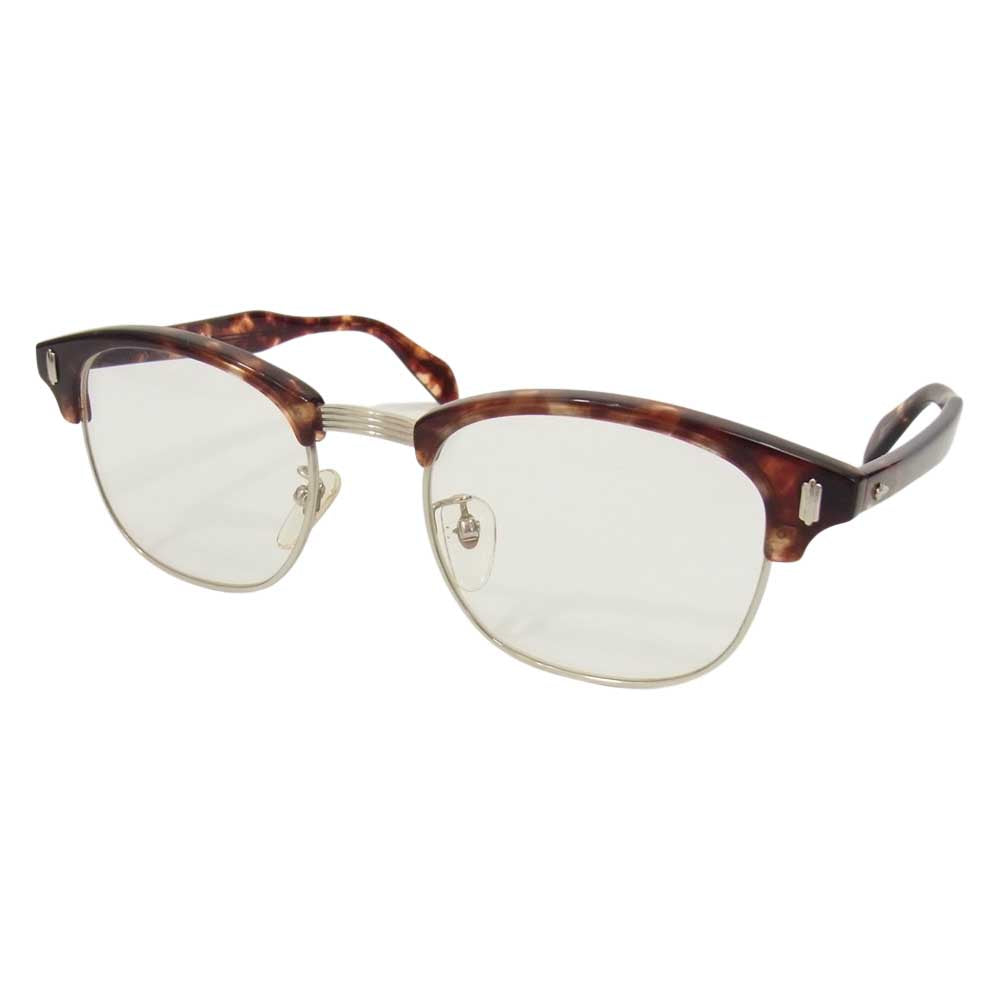 GLADHAND & Co. グラッドハンド 丹羽雅彦 ブロウタイプ サーモント メガネ 眼鏡 ブラウン系【中古】