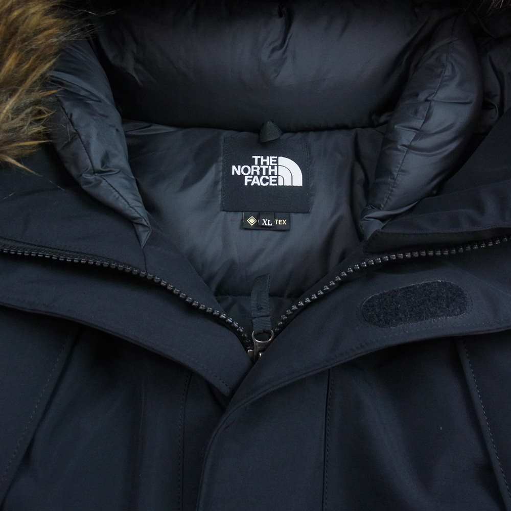 THE NORTH FACE ノースフェイス ND91807 Antarctica Parka アンタークティカ ファー ダウン パーカ ジャケット ブラック系 XL【中古】