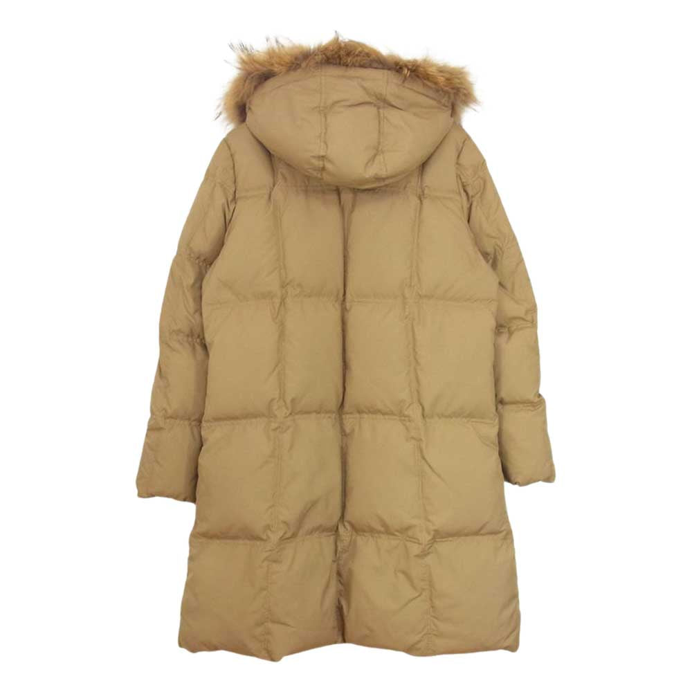 AIGLE エーグル ダウン ファー コート ブラウン系 M【中古】
