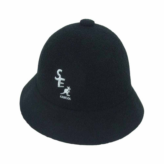 WIND AND SEA ウィンダンシー 0397BC KANGOL BERMUDA CASUAL BUCKET HAT バミューダ カジュアル メトロ ハット 帽子 ブラック系 M【美品】【中古】