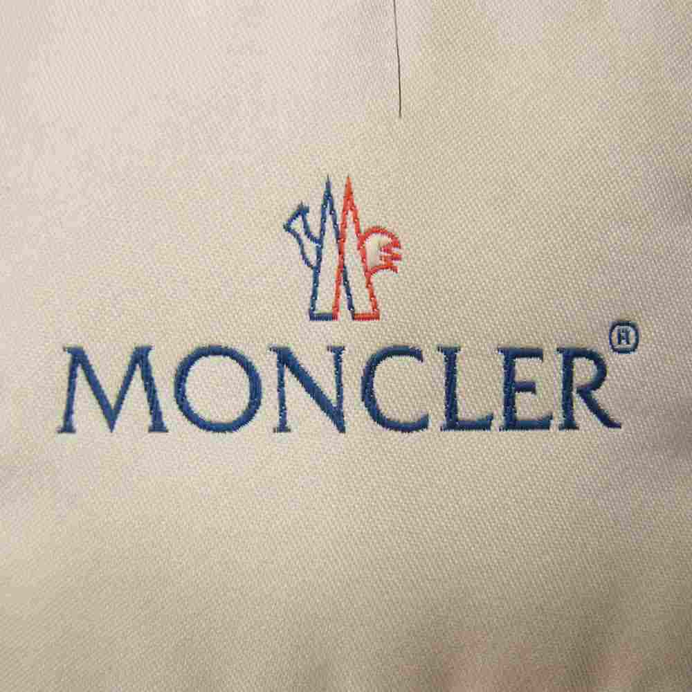 MONCLER モンクレール 国内正規品 320934592480 ARGENTEE アルジェンティ ウール 切替 ハイネック ダウンジャケット グレー系 O【中古】