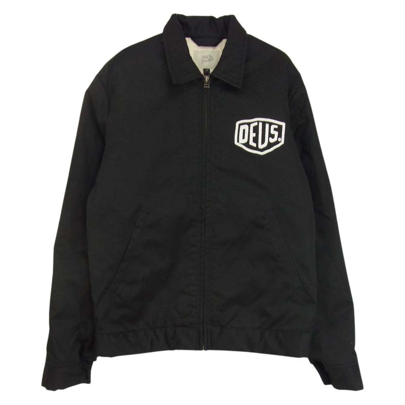 デウスエクスマキナ DMW56124 Workwear Jacket ワーク ジャケット ブラック系 XS【中古】